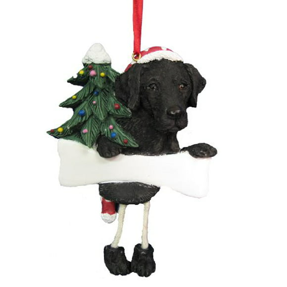 Handcrafted and Hand Painted E/&S Imports Dog Ornament Easy to Personalize Perfect Dog Gifts Cat Ornament Christmas Ornament